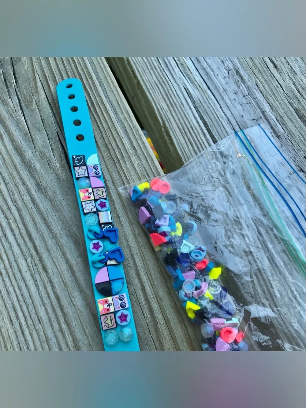 LEGO Building Blocks Lot DIY Desk Cup Pen Holder Bracelet Clear Minifigure Mold
